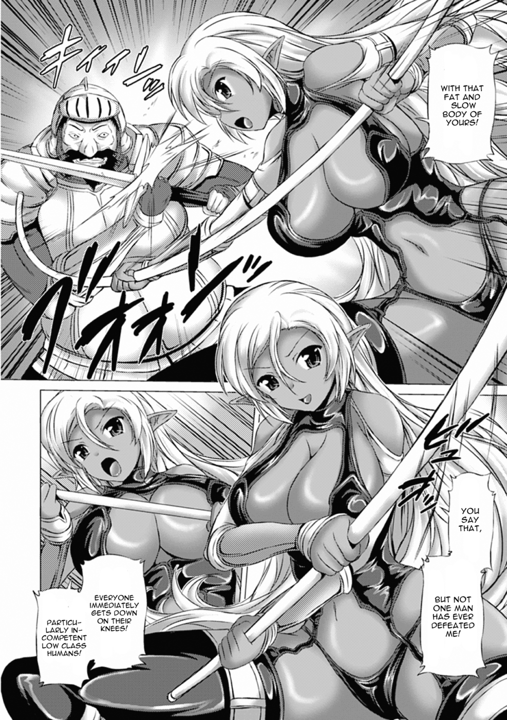 Hentai Manga Comic-The Dark Elf and the Restraining Collar-Read-4